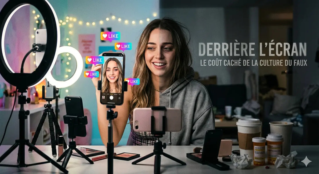 Derrière l'écran : le coût caché de la culture du faux Fake it Until you Make It